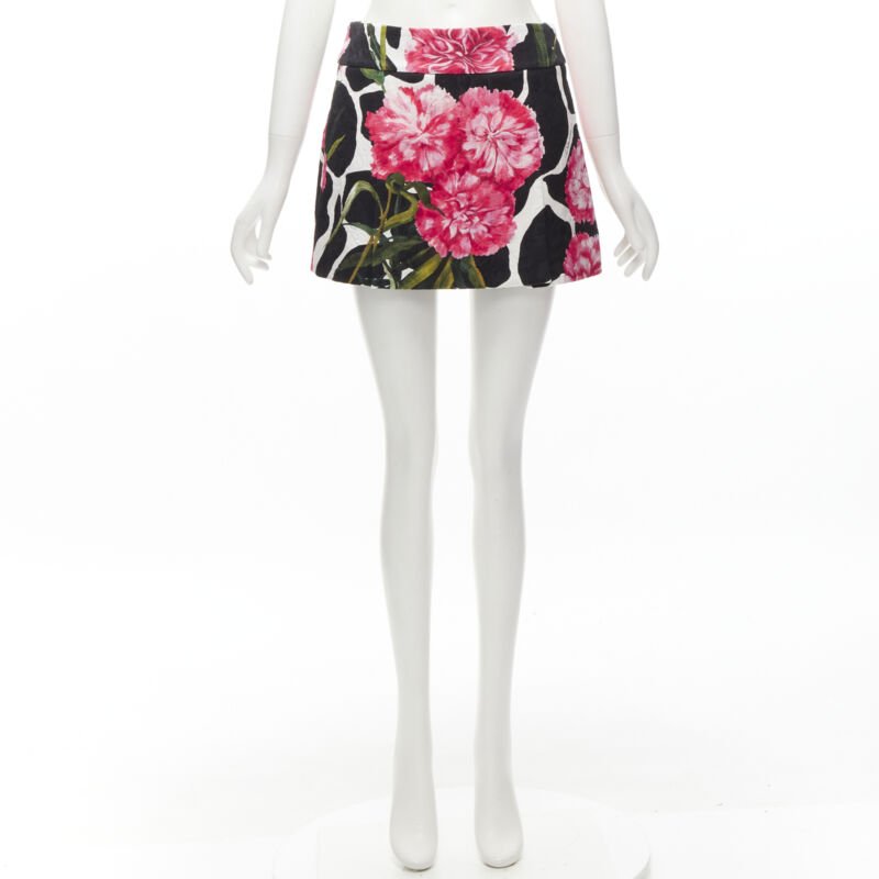 Dolce & Gabbana Carnation Mini Skirt - Image 11
