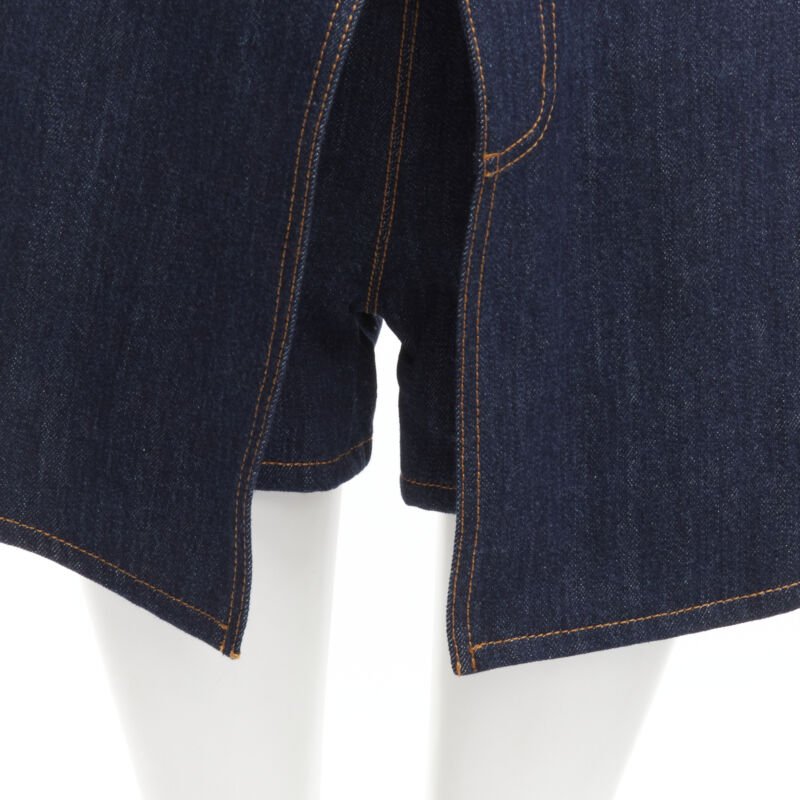 Alexander Mcqueen Layered Denim Shorts - Image 10