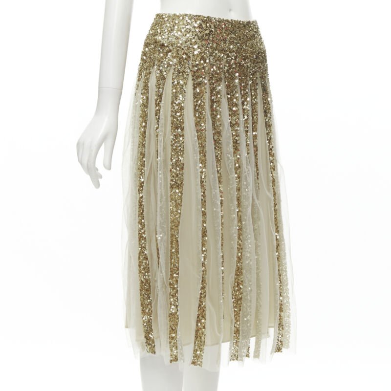 Alice & Olivia Sheer Midi Skirt - Image 6