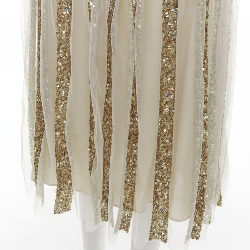 Alice & Olivia Sheer Midi Skirt - Image 10