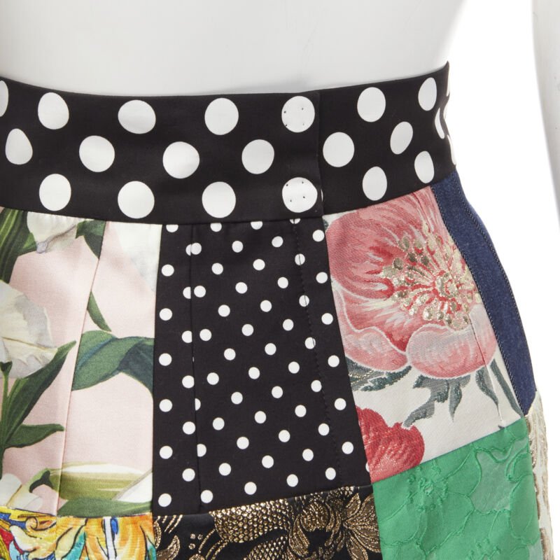 Dolce & Gabbana Patchwork Short Skirt - Detail 2