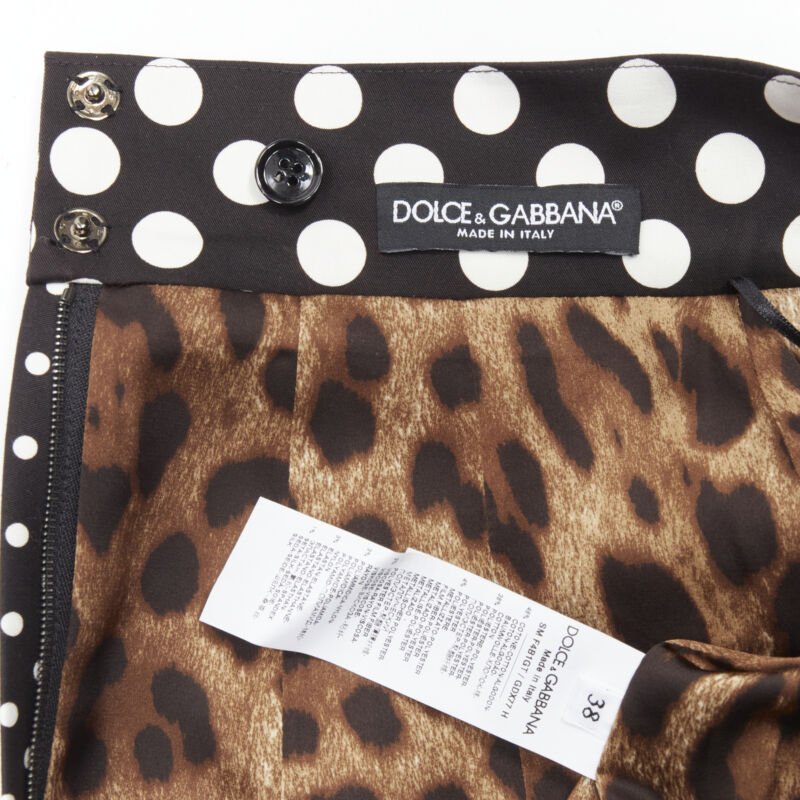 Dolce & Gabbana Patchwork Short Skirt - Image 11