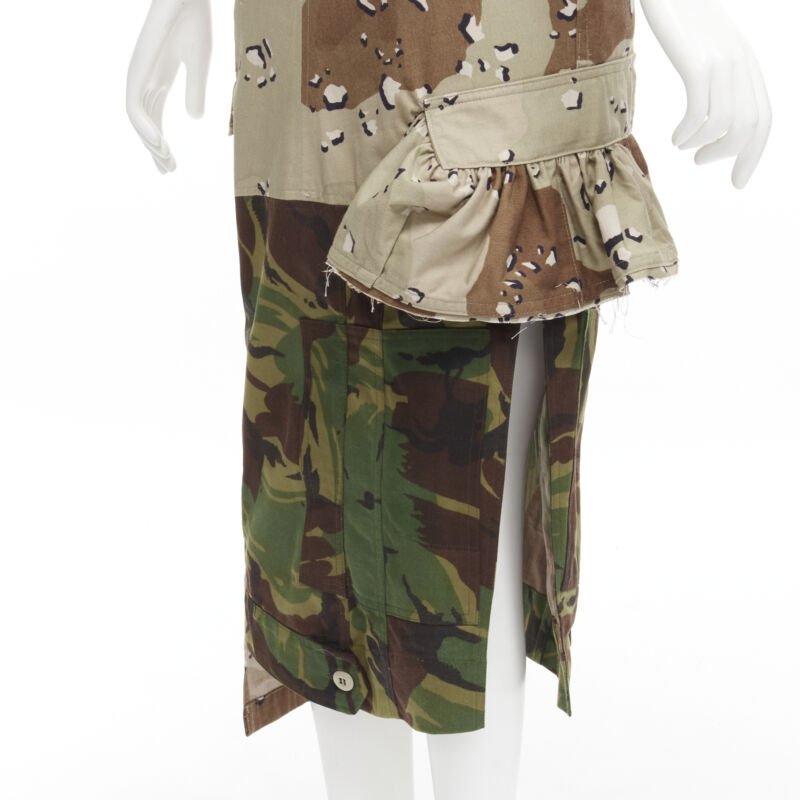 Preen Camo Cargo Skirt - Detail 2