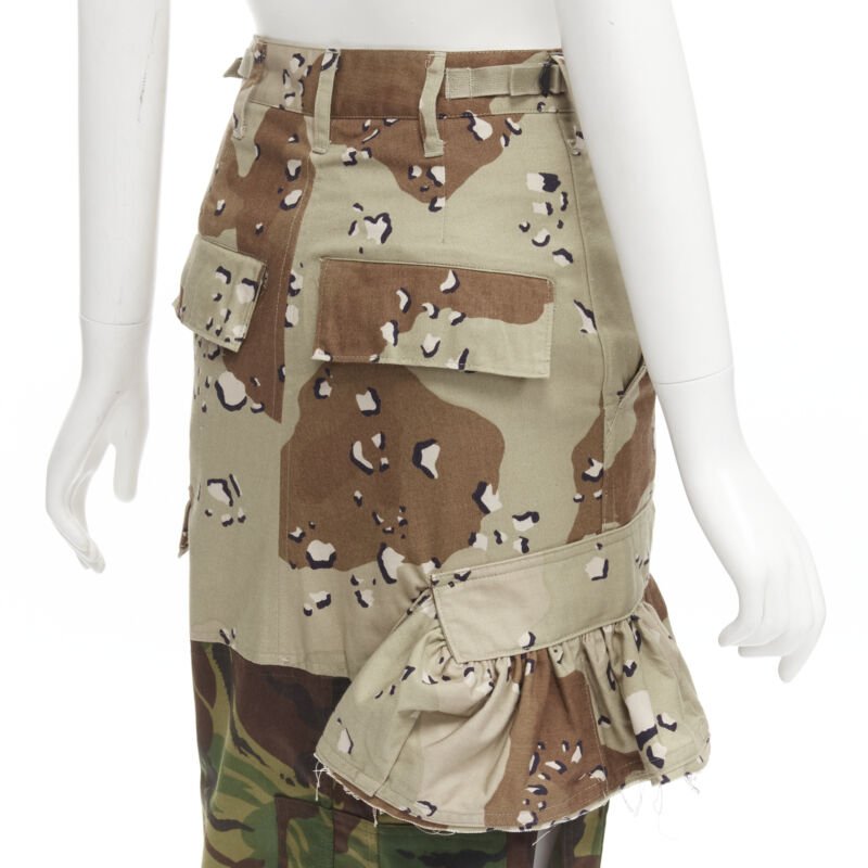 Preen Camo Cargo Skirt - Image 10
