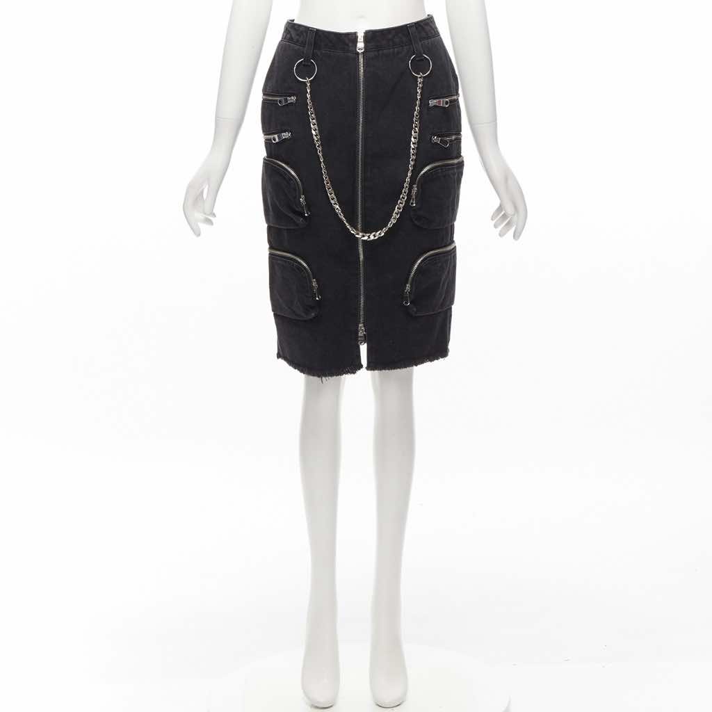 Faith Connexion Punk Chain Skirt - Image 12