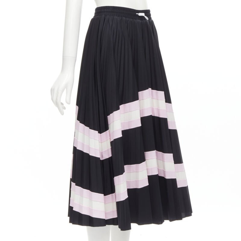 Valentino Garavani Patchwork Pleated Skirt - Image 6