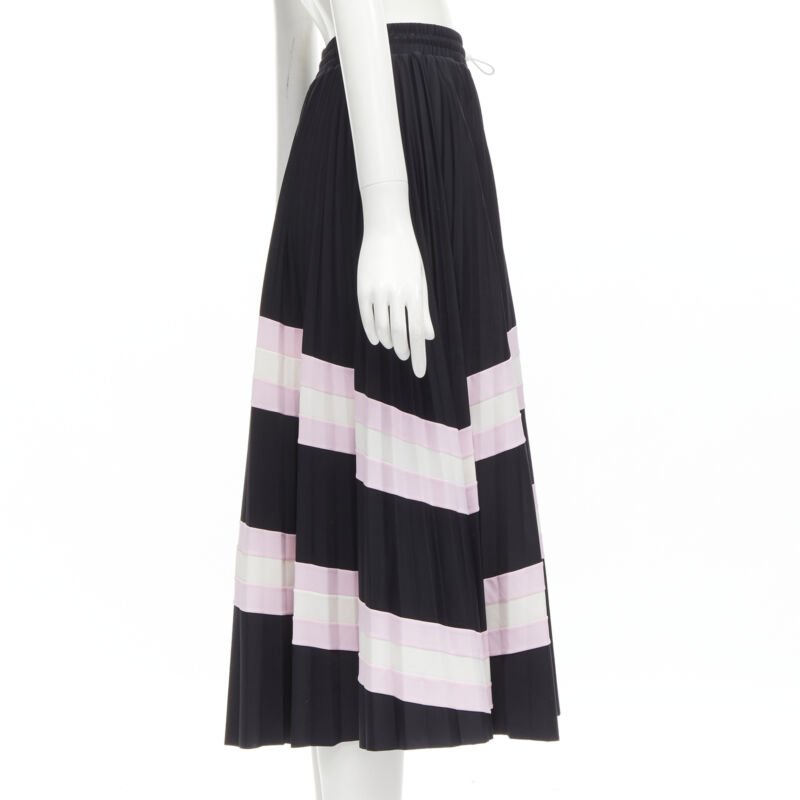 Valentino Garavani Patchwork Pleated Skirt - 4