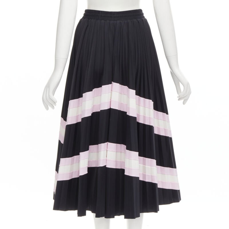 Valentino Garavani Patchwork Pleated Skirt - Side view