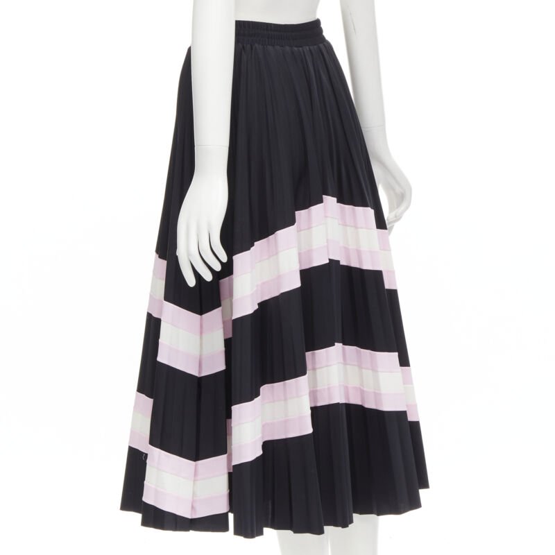 Valentino Garavani Patchwork Pleated Skirt - Detail 1