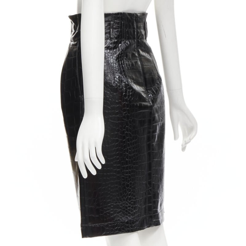 Philosophy Di Lorenzo Serafini Scaled Leather Skirt - Detail 1