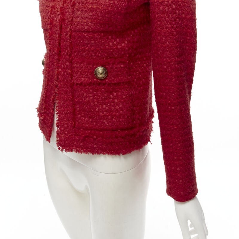 Balmain Tweed Power Blazer - Image 10