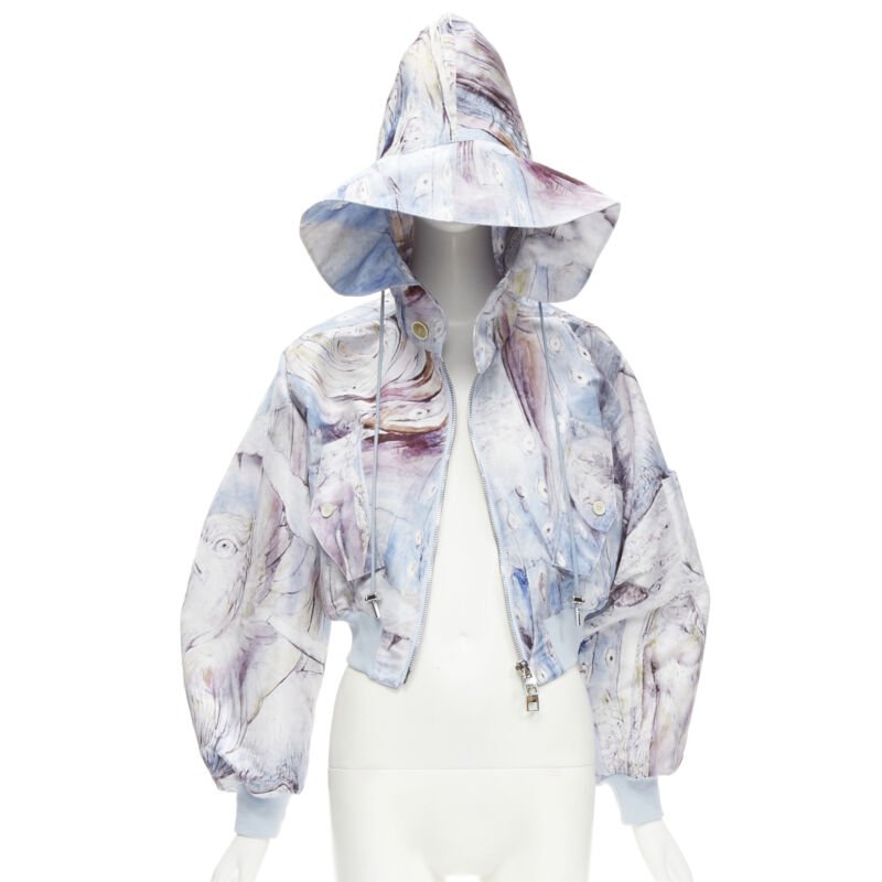 Alexander Mcqueen Dante Batwing Hooded Bomber