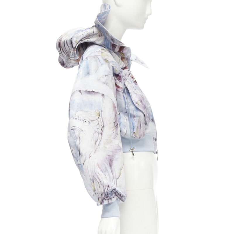 Alexander Mcqueen Dante Batwing Hooded Bomber - 4