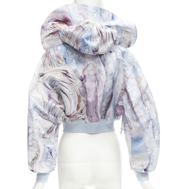 Alexander Mcqueen Dante Batwing Hooded Bomber - Side view