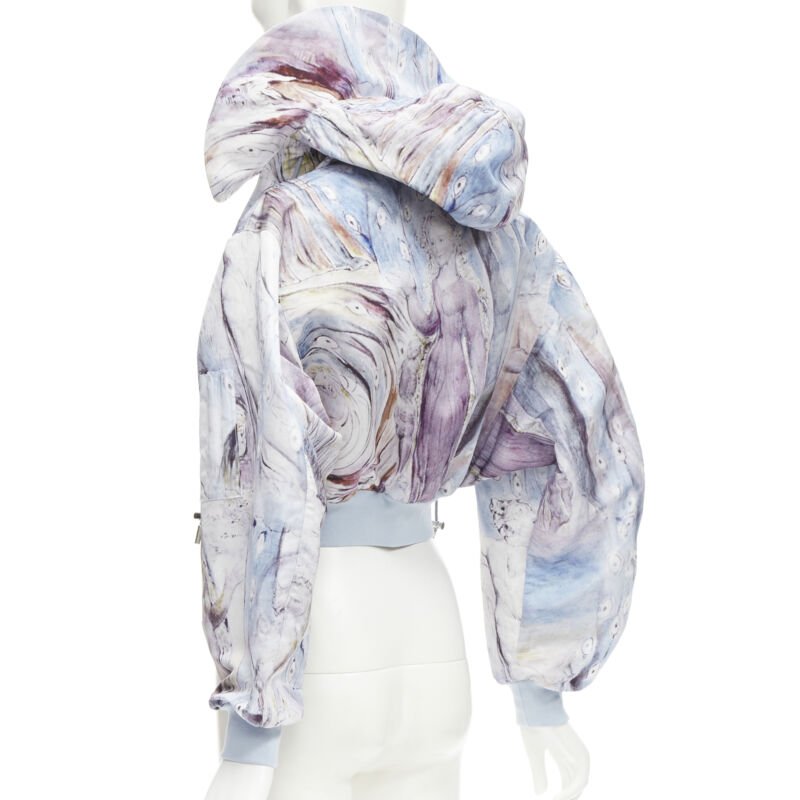 Alexander Mcqueen Dante Batwing Hooded Bomber - Detail 1