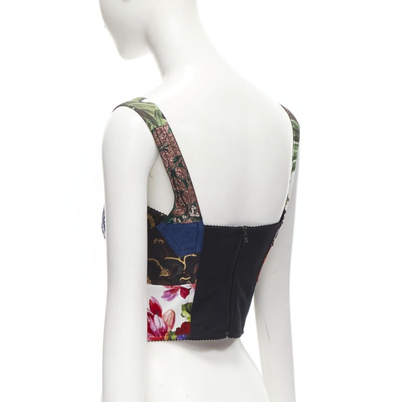 Dolce & Gabbana Patchwork Bustier - Detail 1