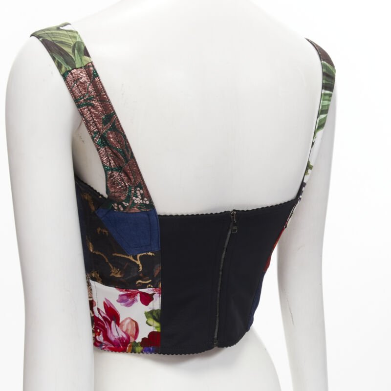 Dolce & Gabbana Patchwork Bustier - Detail 2