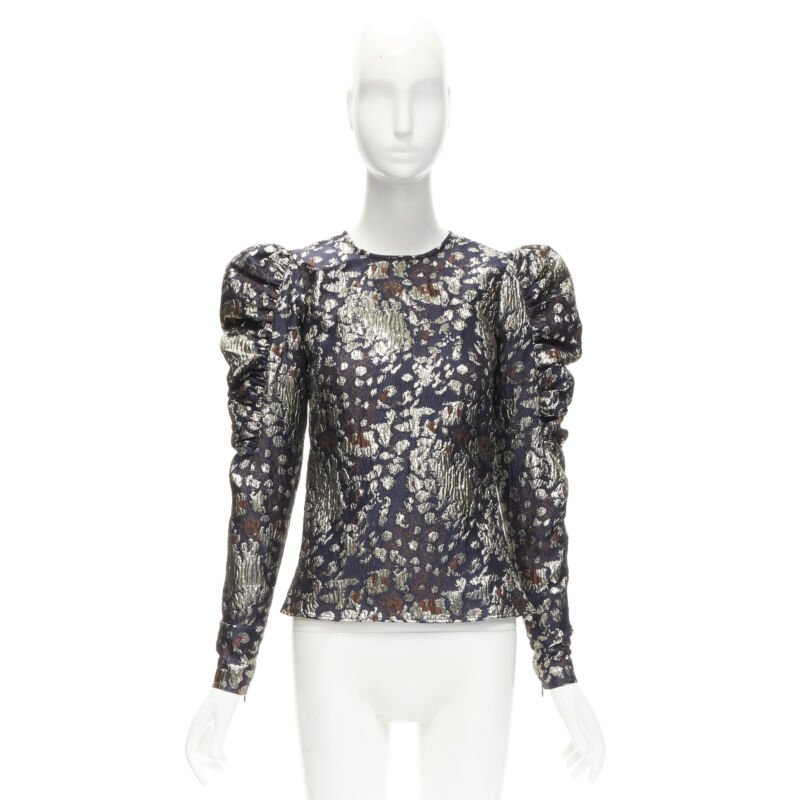 By Malene Birger Jacquard Puff Top - Image 12