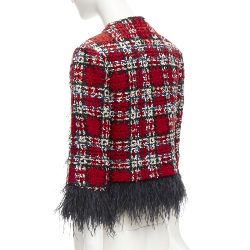 Halpern Feather Trim Jacket - Detail 2