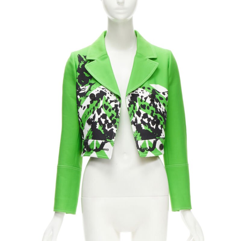 Christian Dior Animalier Cropped Jacket
