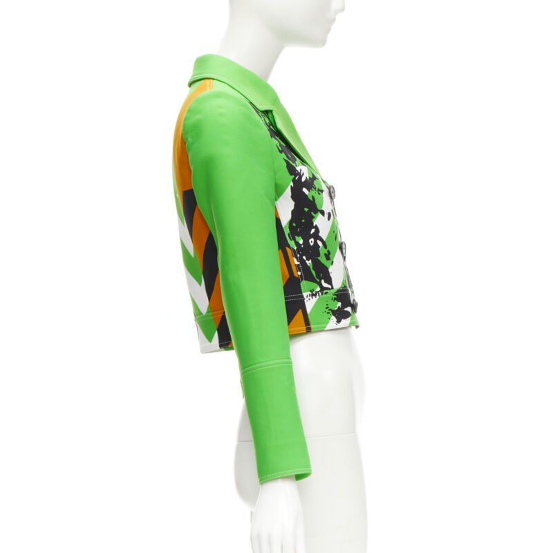 Christian Dior Animalier Cropped Jacket - Side view