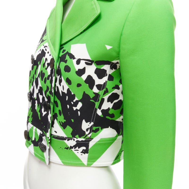 Christian Dior Animalier Cropped Jacket - Image 10