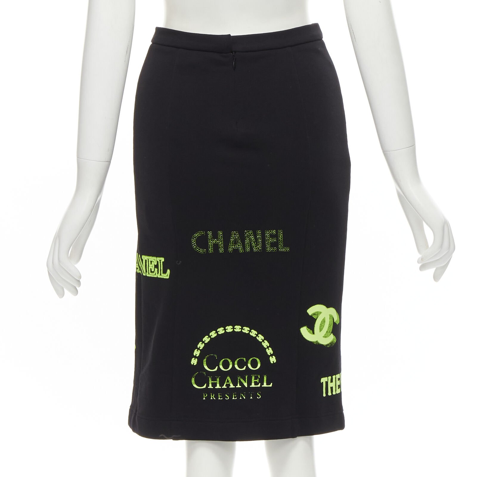 Chanel Neon Logo Skirt - Detail 1
