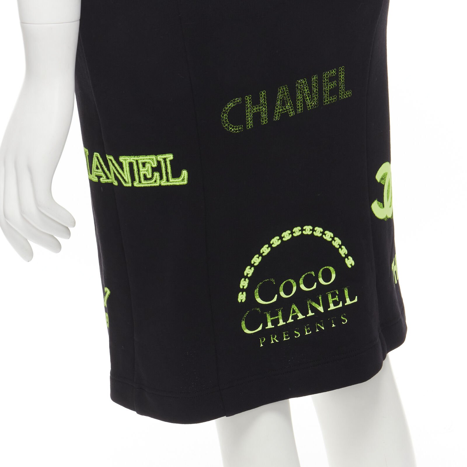 Chanel Neon Logo Skirt - Image 10