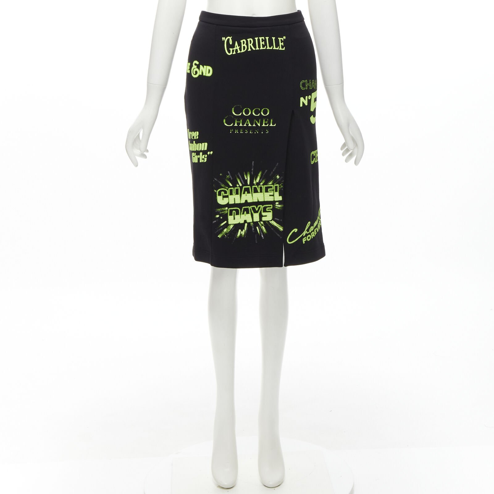 Chanel Neon Logo Skirt - Image 12