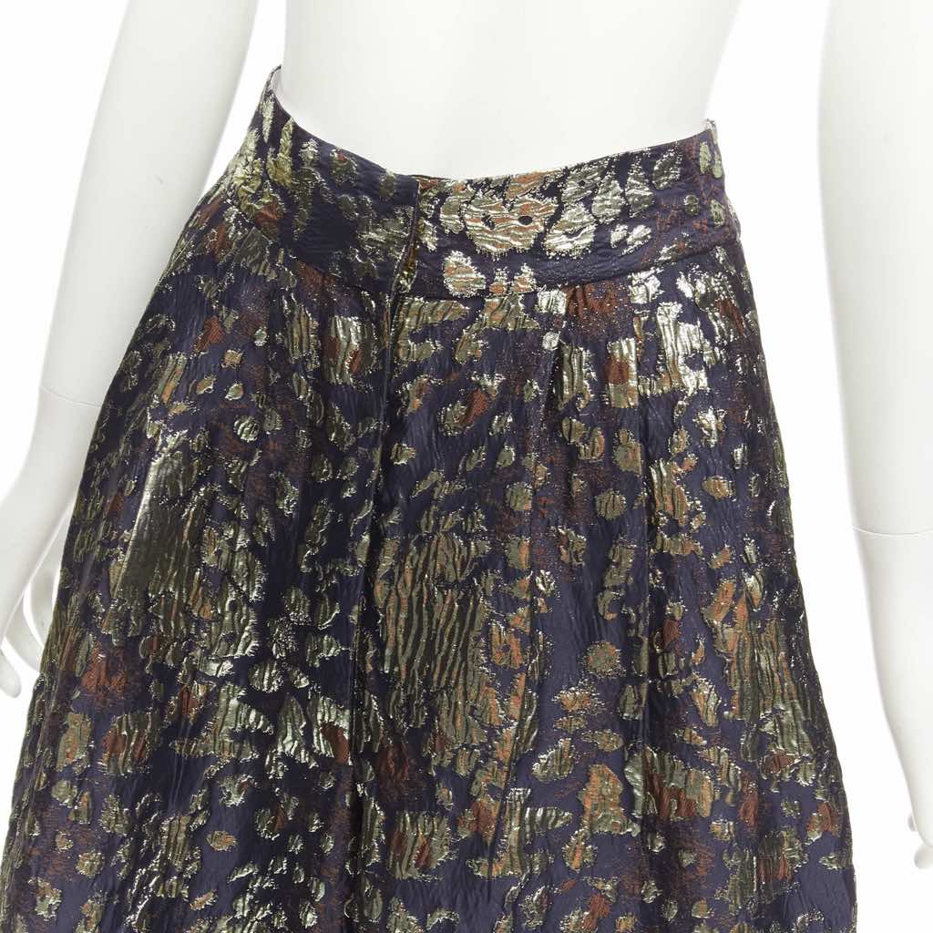 By Malene Birger Gold Brocade Culottes - Back view