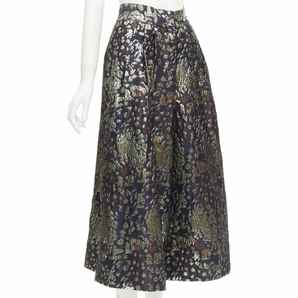 By Malene Birger Gold Brocade Culottes - Image 6