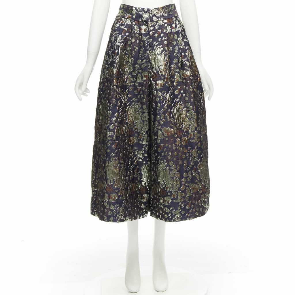By Malene Birger Gold Brocade Culottes - Image 11