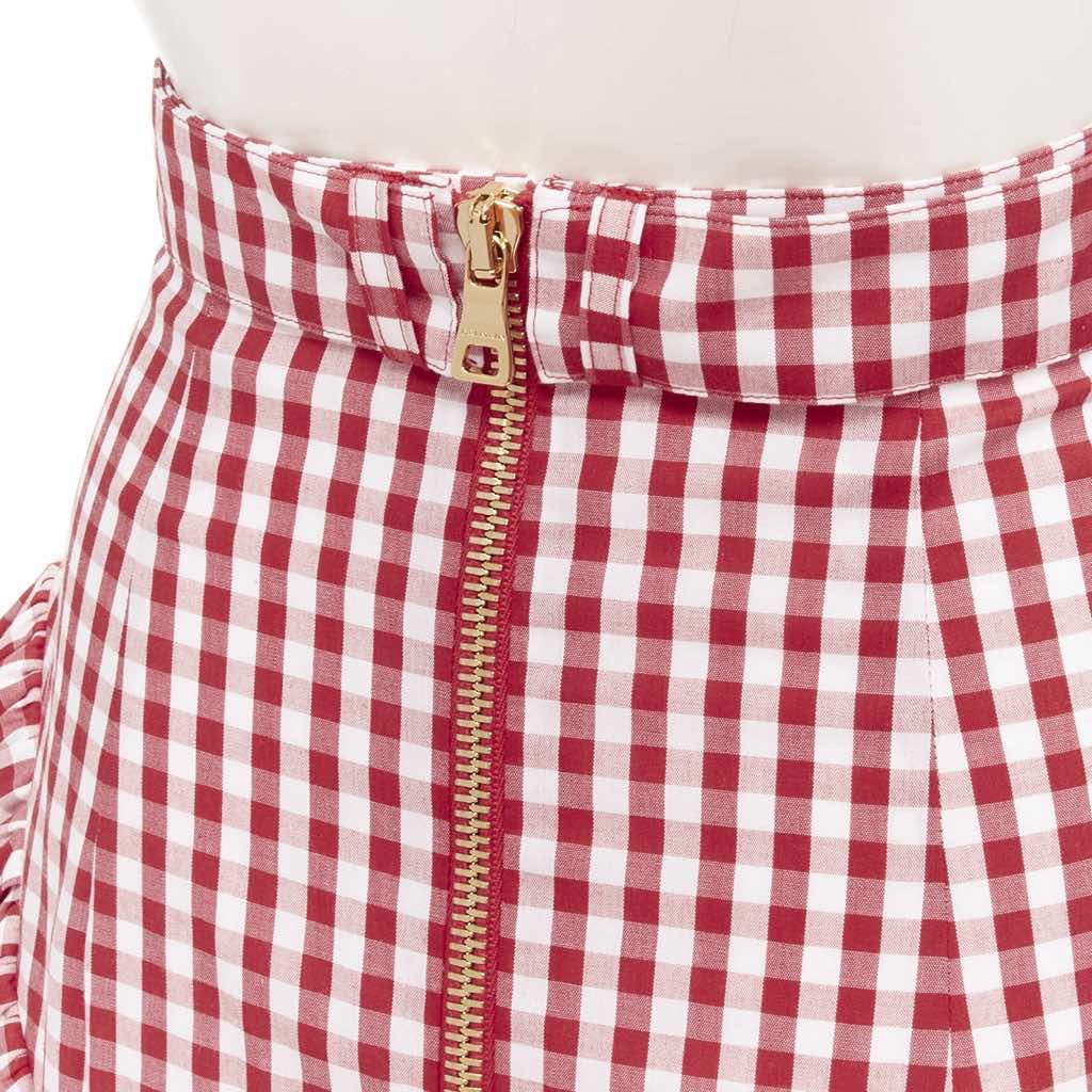 Balmain Gingham Cottage Skirt - Image 11