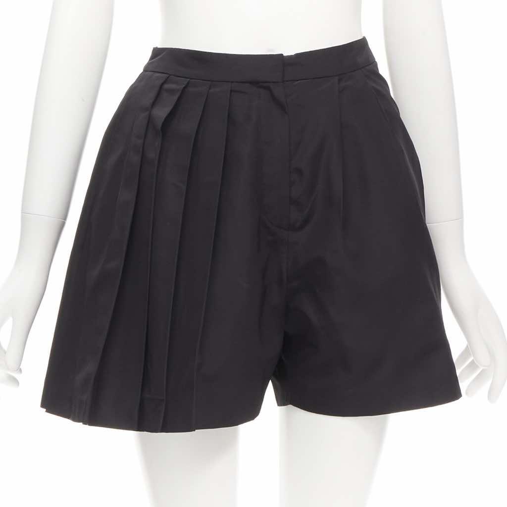 Christian Dior Pleated Silk Shorts