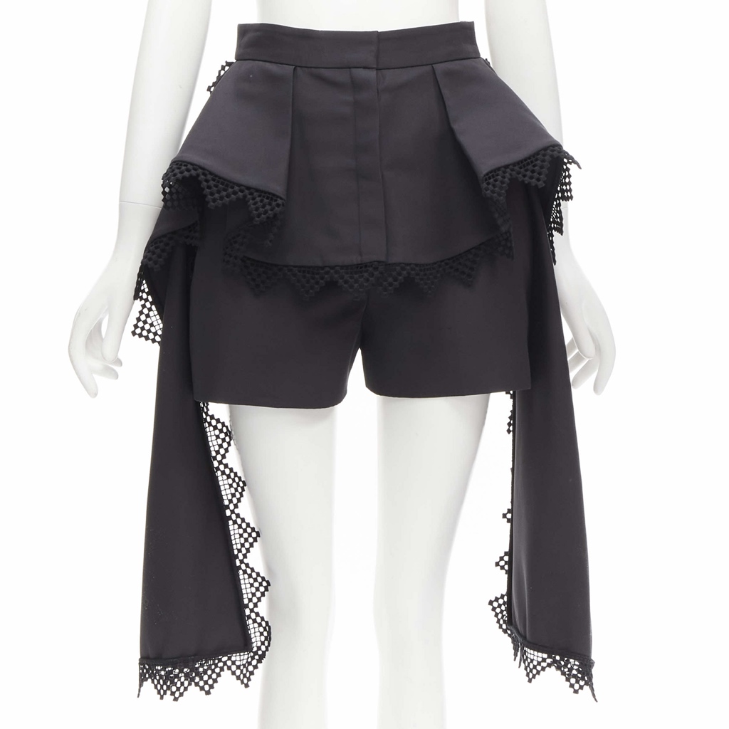 Alexander Mcqueen Peplum Layer Shorts
