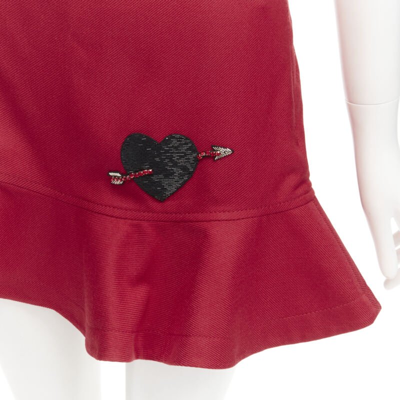 Valentino Garavani Heart Flared Shorts - Back view