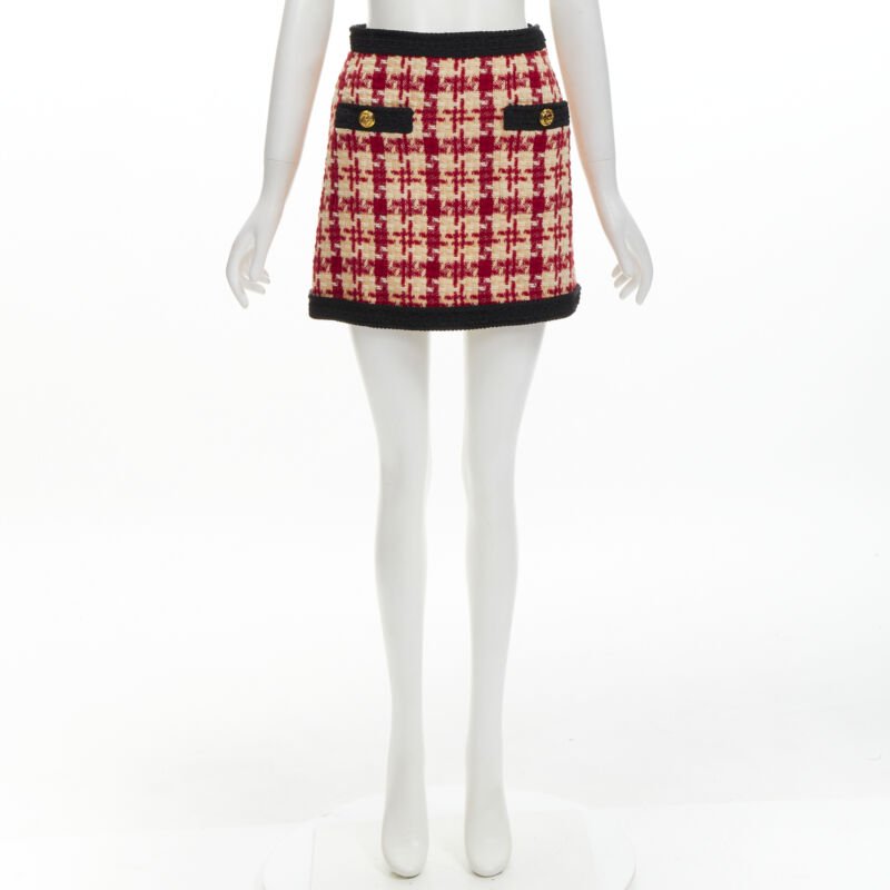 Gucci Tweed Mini Skirt - Image 11