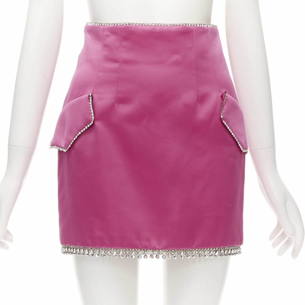 Giuseppe Di Morabito Crystal Satin Skirt