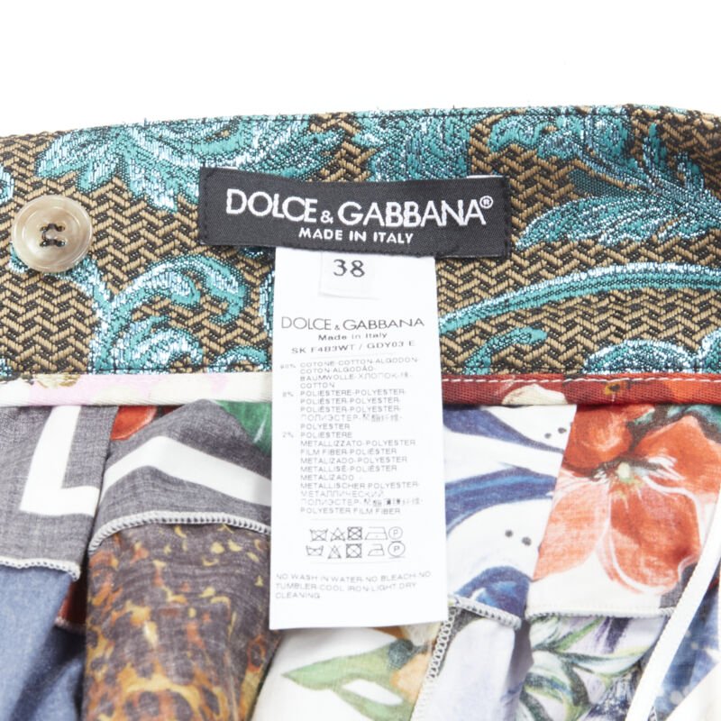 Dolce & Gabbana Patchwork Floral Skirt - Image 10