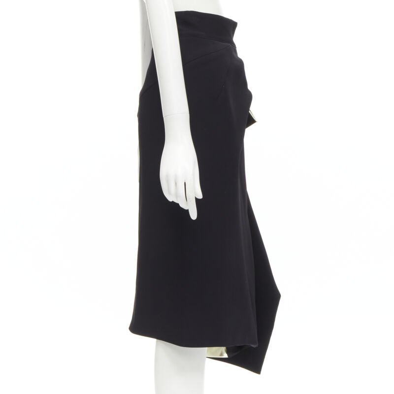 Maticevski Gold Foil Midi Skirt - 4