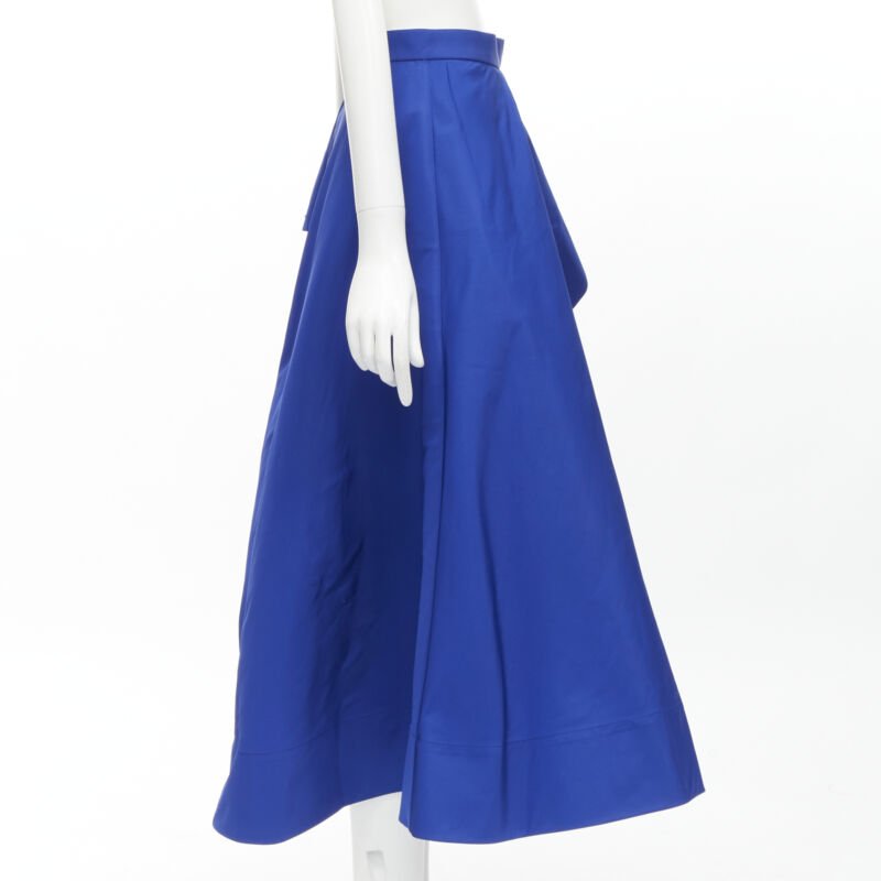 Alexander Mcqueen High Low Taffeta Skirt - 4