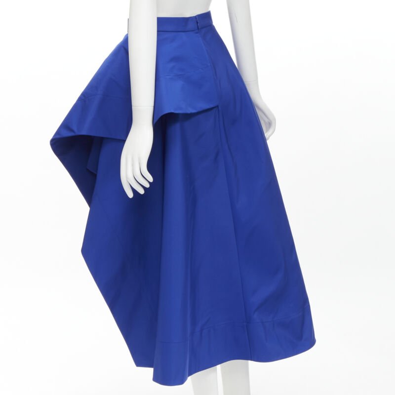 Alexander Mcqueen High Low Taffeta Skirt - Detail 1