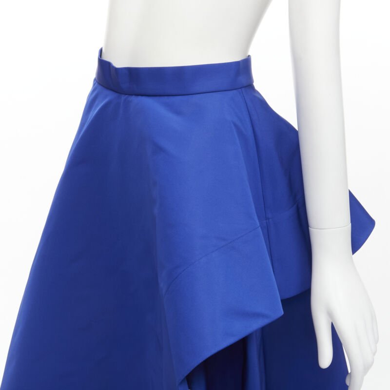 Alexander Mcqueen High Low Taffeta Skirt - Detail 2