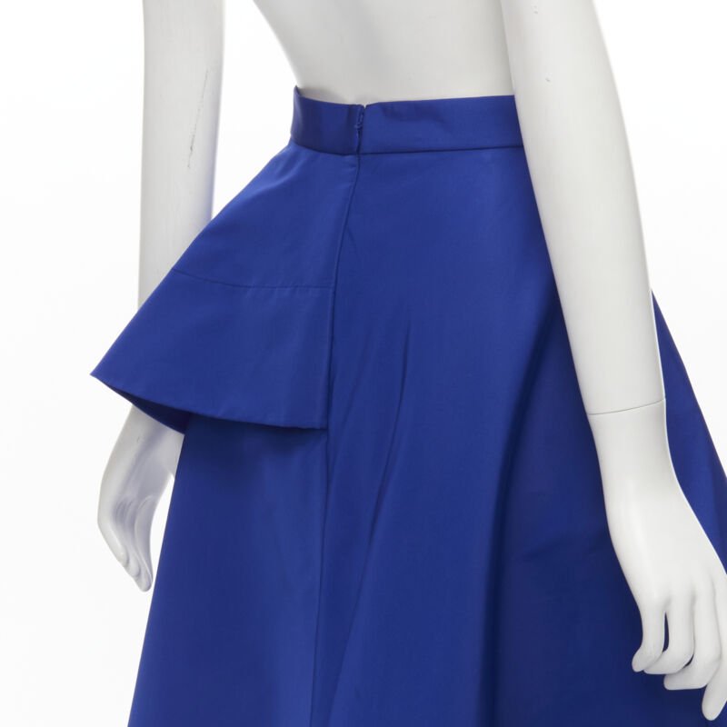 Alexander Mcqueen High Low Taffeta Skirt - Image 10