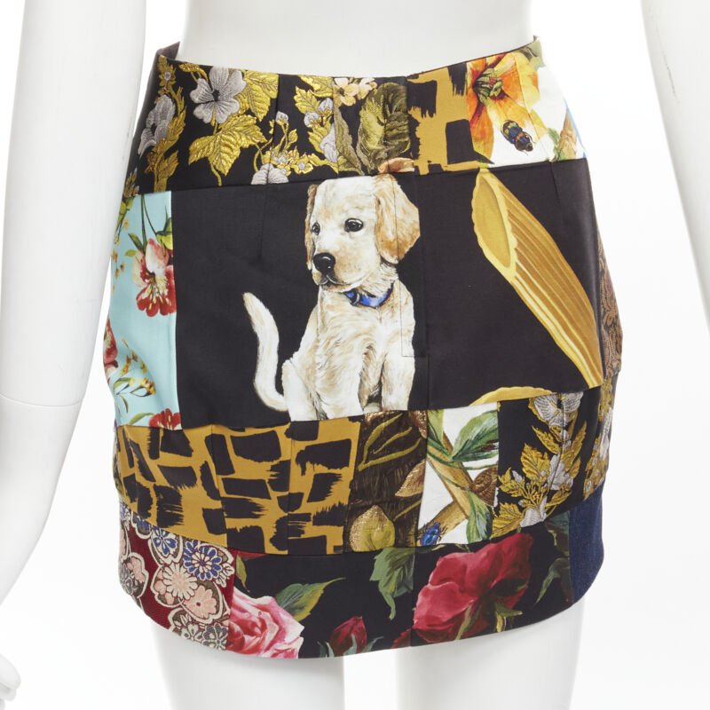 Dolce & Gabbana Dog Patchwork Skirt - Image 10