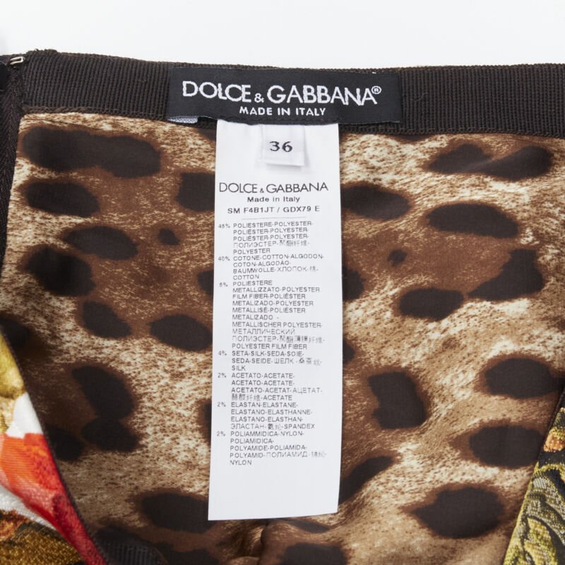 Dolce & Gabbana Dog Patchwork Skirt - Image 11