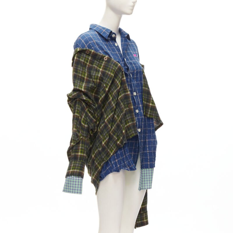 Natasha Zinko Plaid Grunge Shirt - Image 6