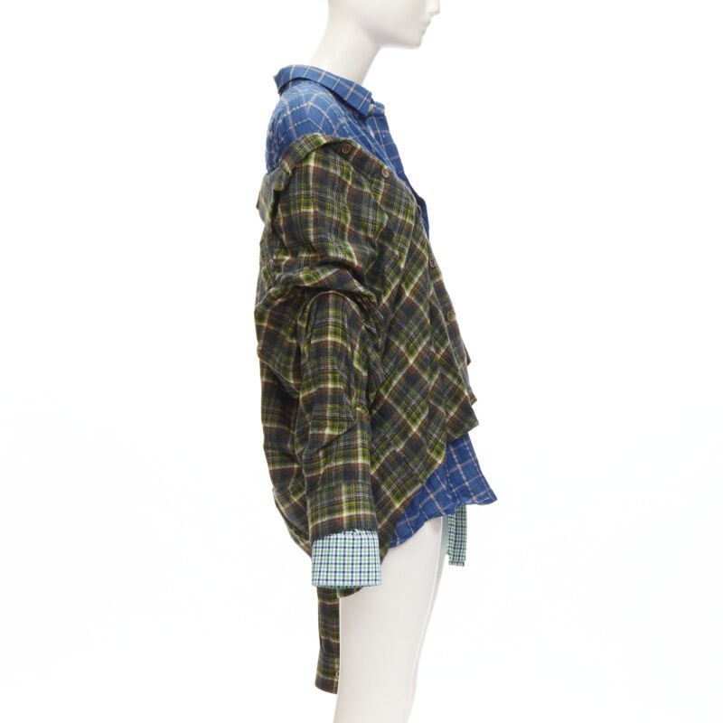 Natasha Zinko Plaid Grunge Shirt - 4