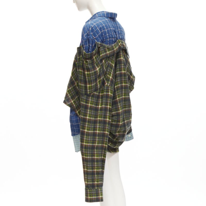 Natasha Zinko Plaid Grunge Shirt - Detail 1