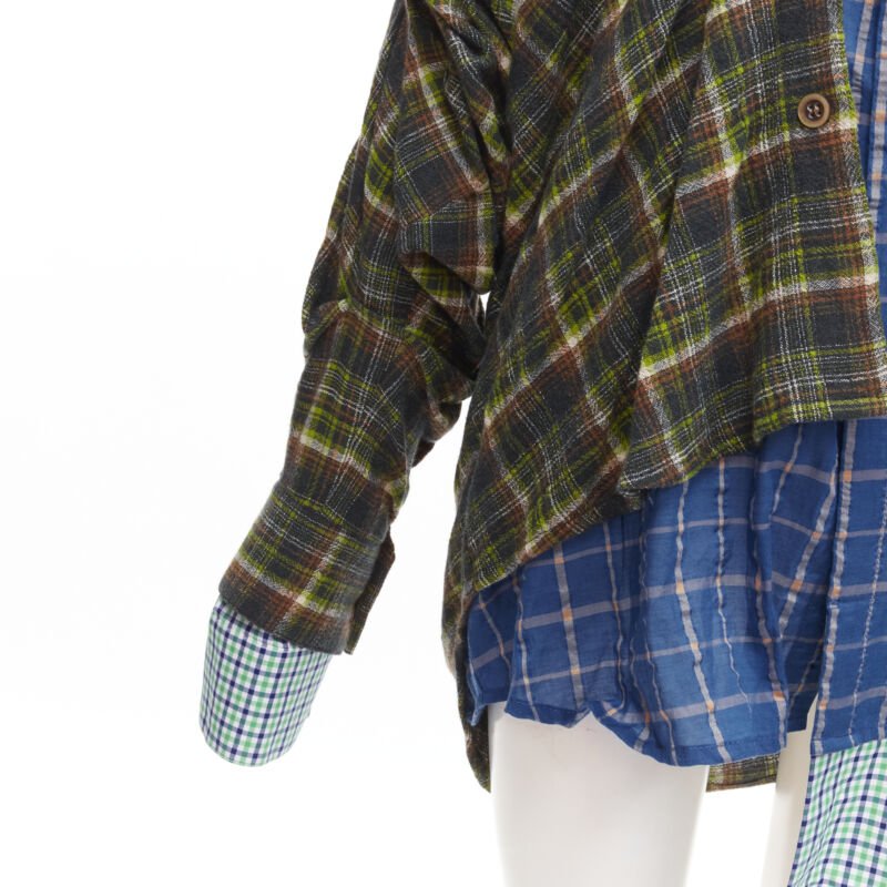 Natasha Zinko Plaid Grunge Shirt - Detail 2
